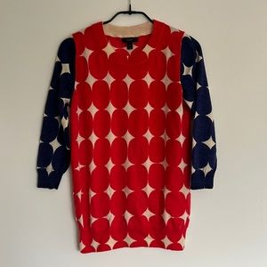Modern geometric J Crew sweater